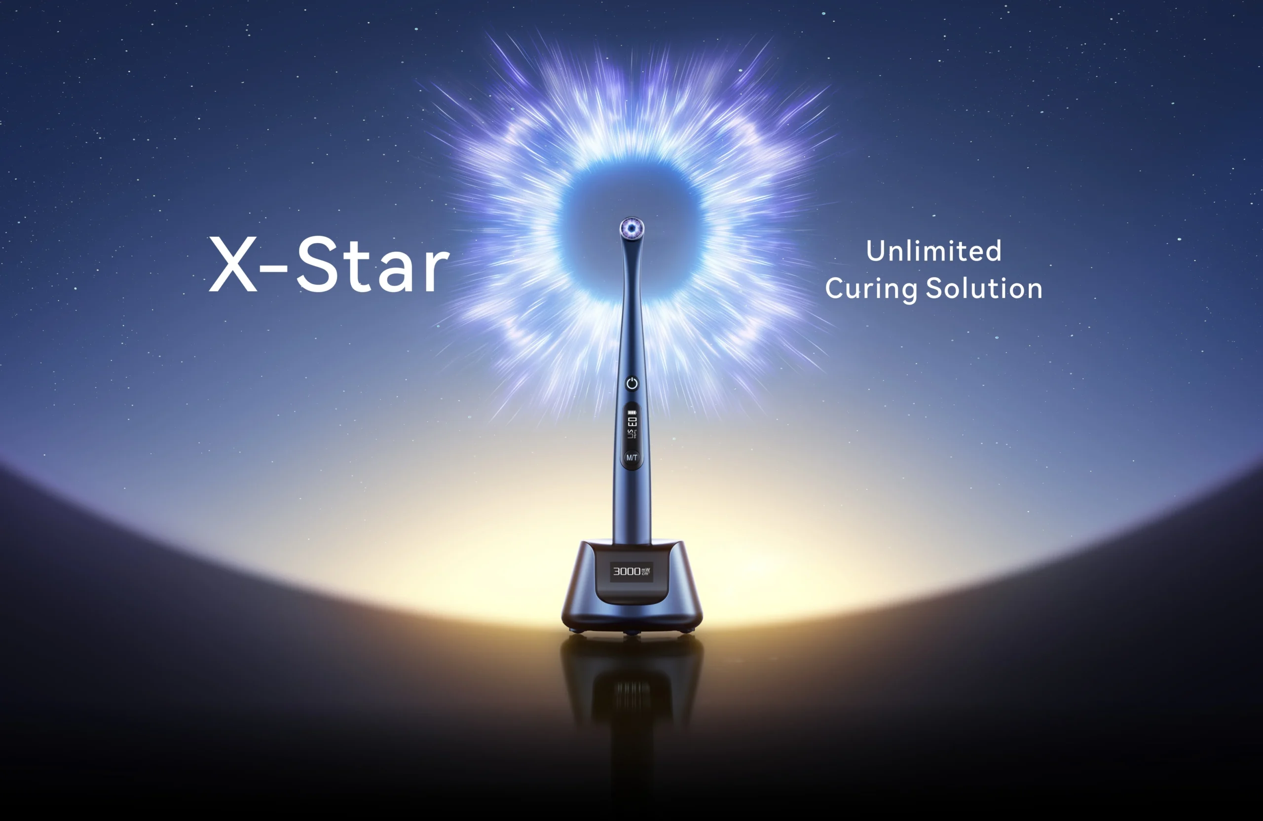 Woodpecker X-Star vs VALO X: potencia radiante de luz azul y violeta