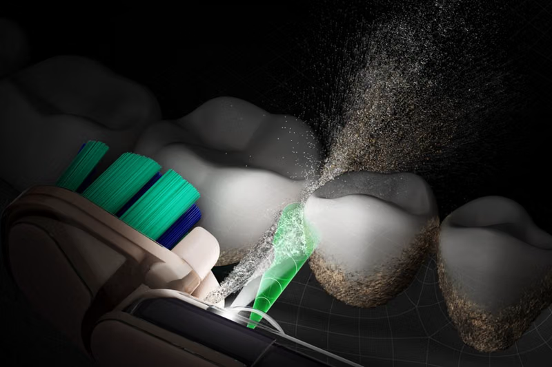 Dyson CameraJet electric toothbrush with camera and artificial intelligence